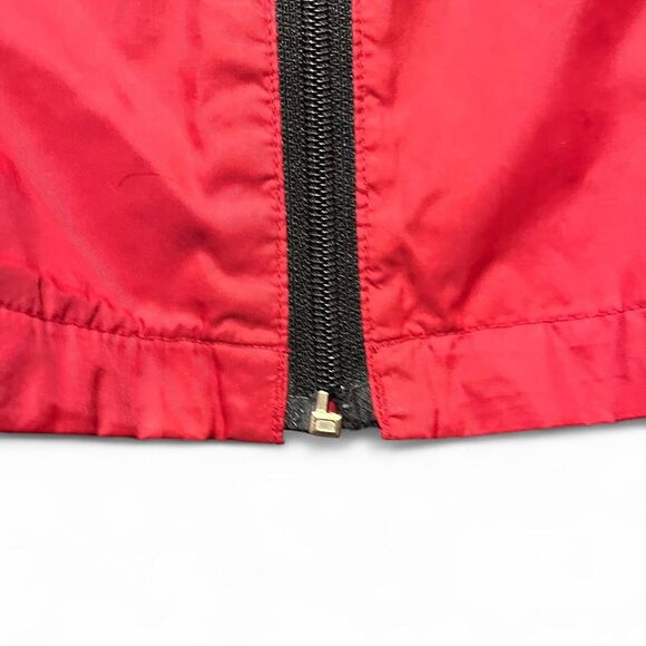 Billabong Red and Gray Windbreaker Zip Up Lightweight Sz XL fits L Distressed - Picture 4 of 6